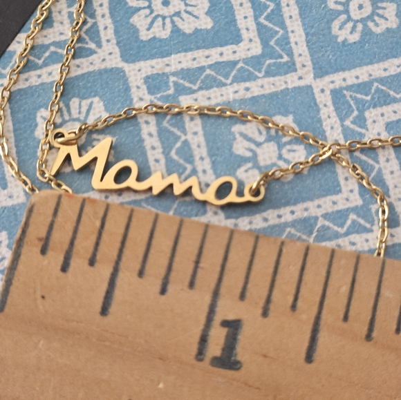 🖤3/$15 Stainless Steel Mama Necklace - Picture 2 of 5